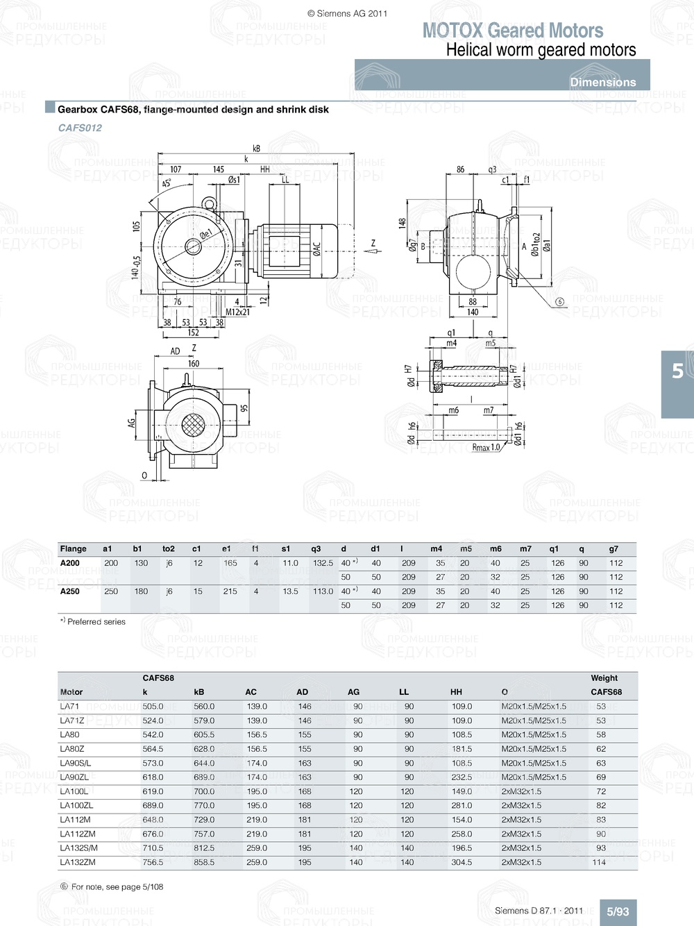 Мотор-редуктор Flender C68 Flender C68